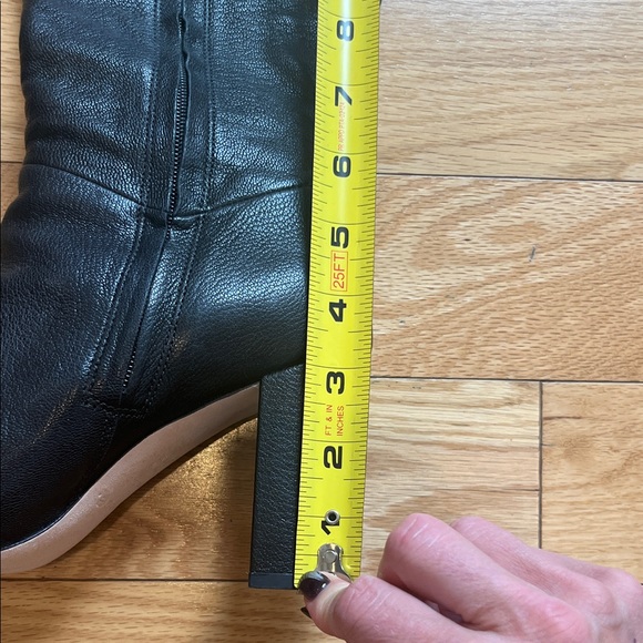 Vince Pebbled Leather Knee High Boots - Picture 5 of 6